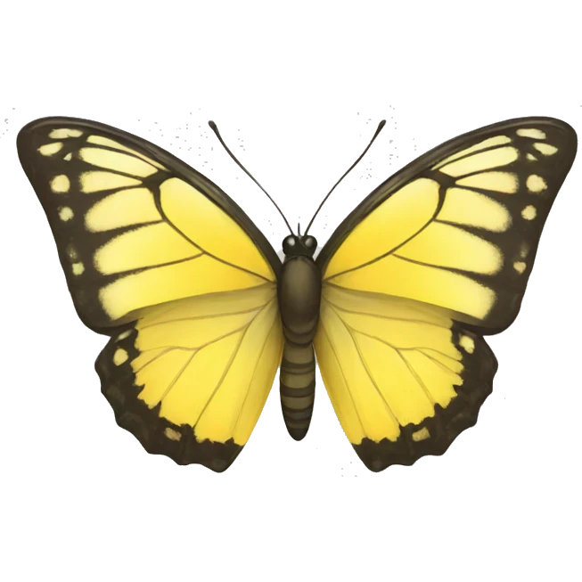 yellow butterfly  emoji