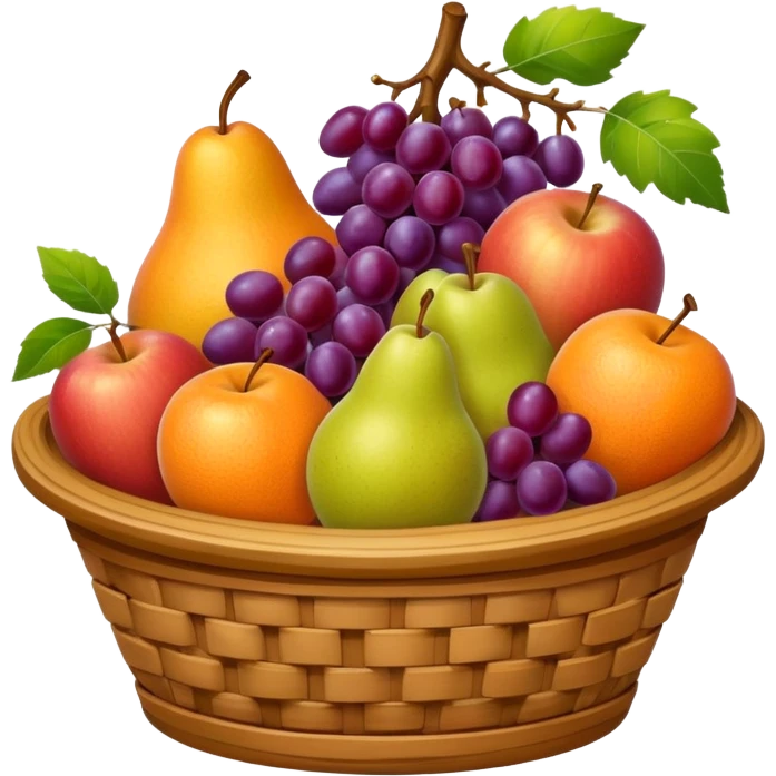 corbeille fruits emoji