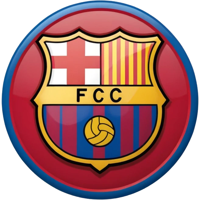 Barcelona fc значок команды emoji
