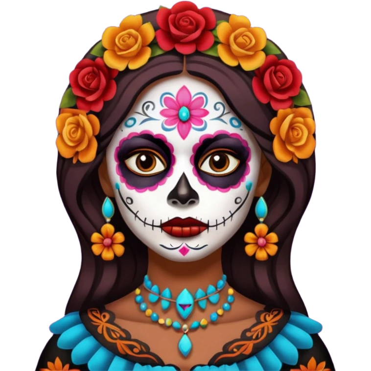 like día de muertos emoji