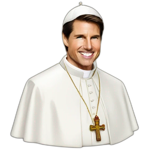 tom cruise as pope emoji
