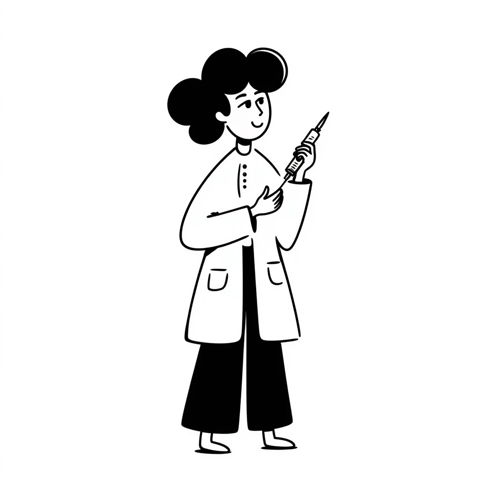 A doctor injecting an ampoule emoji