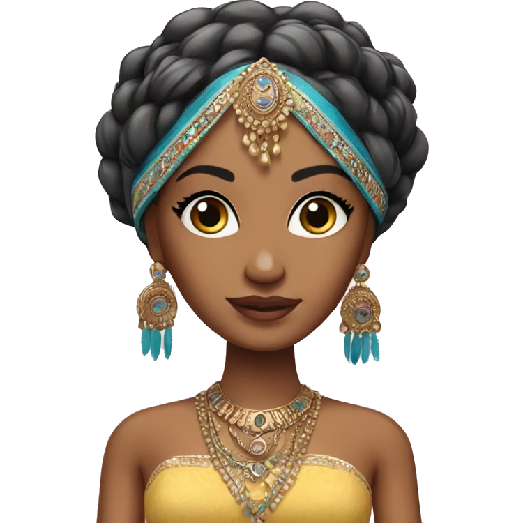 indian barbie emoji