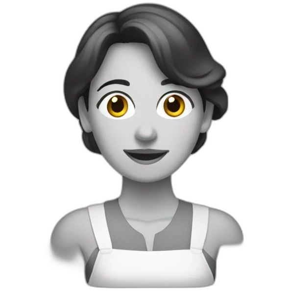 Vilma nuñez escribiendo emoji