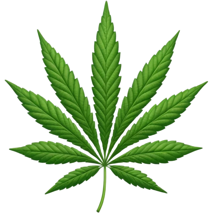 Marihuana hoja emoji emoji