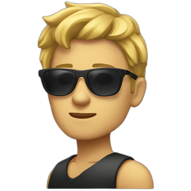 neo with sunglasses emoji