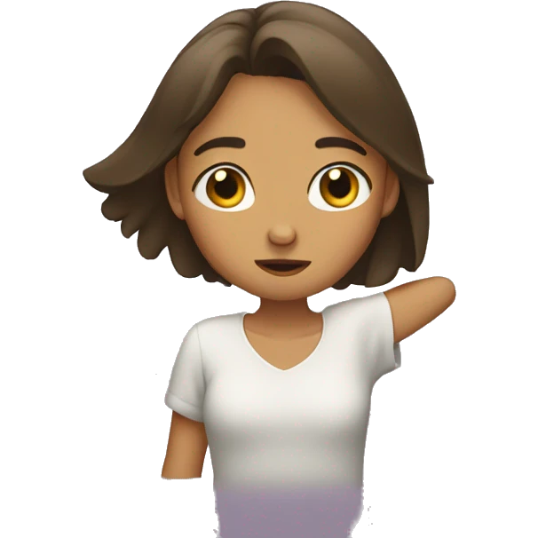 fille qui dab emoji