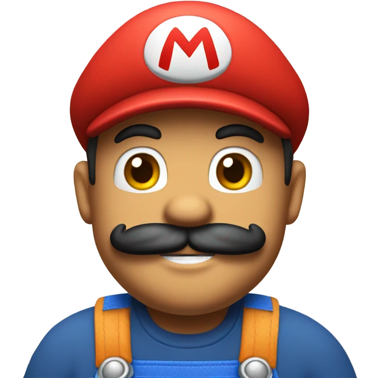 Super Mario bros emoji Mario  emoji