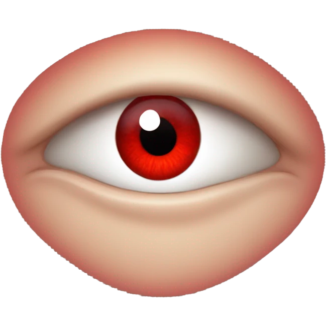 Red Sclera emoji