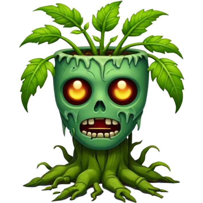 zombie plant emoji