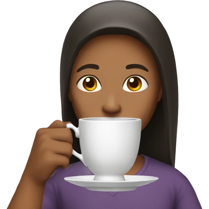 Drinking tea emoji