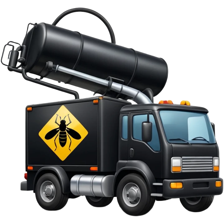 insecticider truck black emoji
