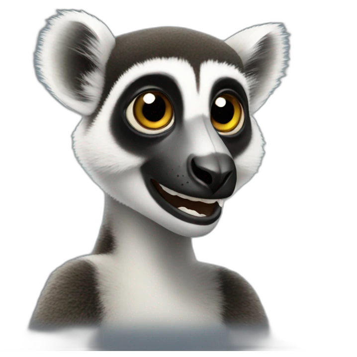 talking lemur emoji
