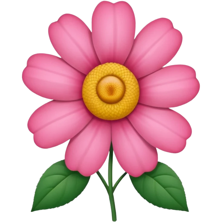 Flor rosada emoji