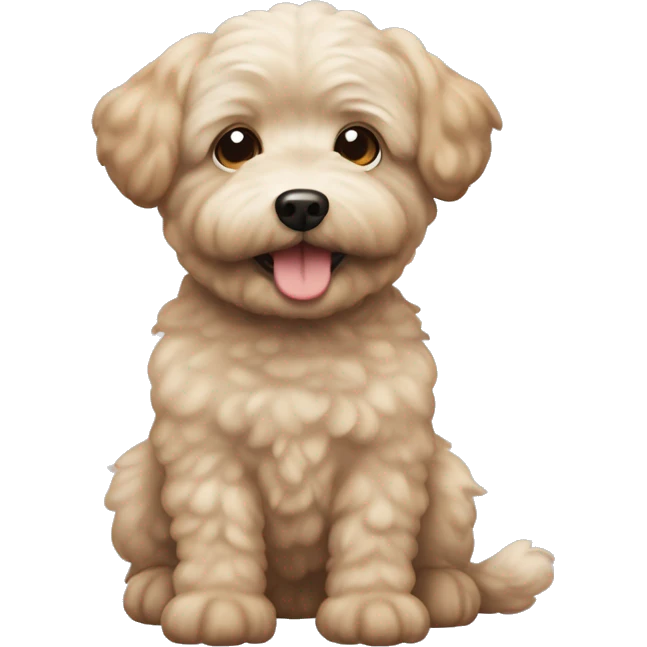 Poochon dog￼￼ emoji