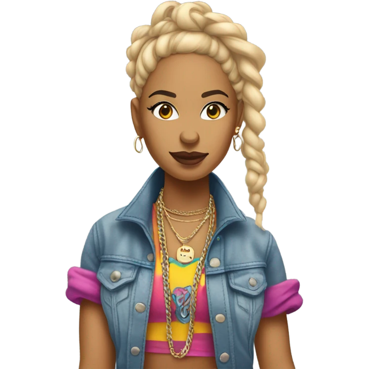 Mulatto rapper  emoji