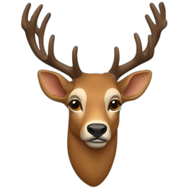 Homme-cerf emoji