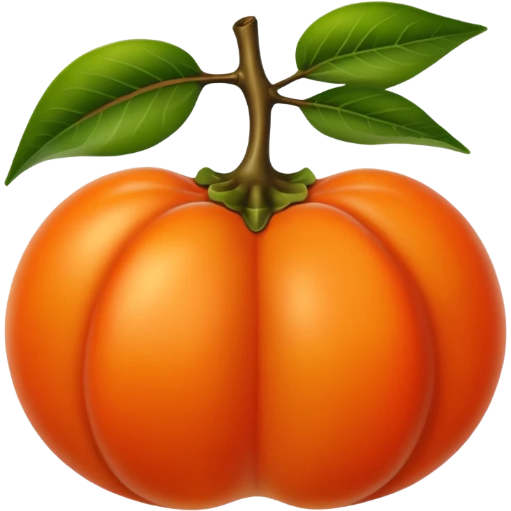 persimmon emoji