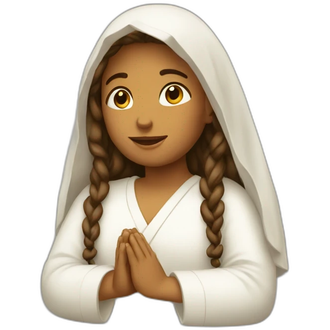 Virgin：prayer emoji