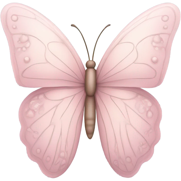 light pink butterfly emoji