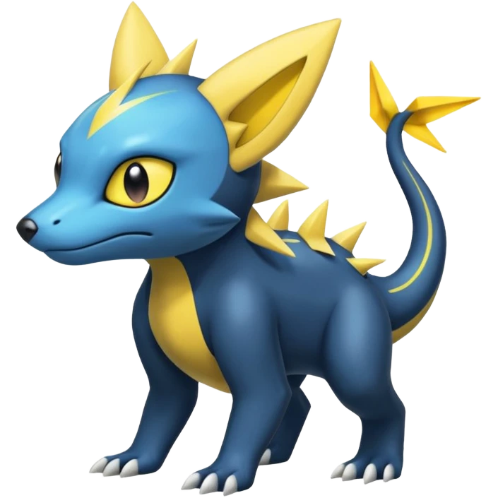 Eel-Manectric-Shinx-Luxray-Electrike-Pokémon-Fakémon-fusion emoji