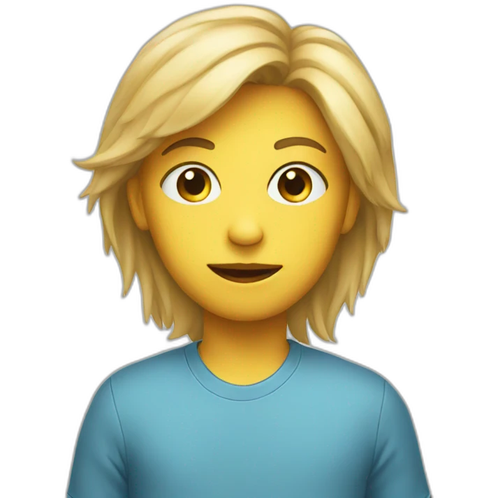 Un adolescent emoji