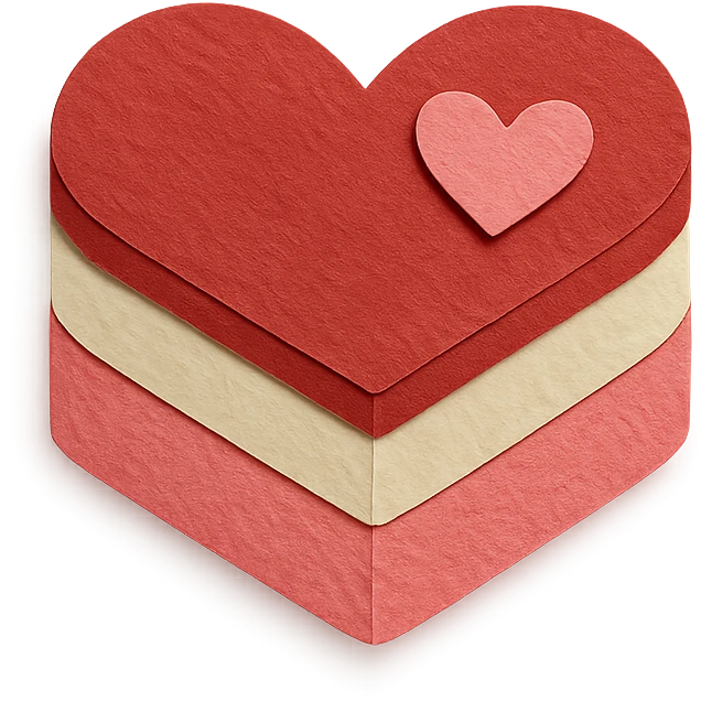 heart-shaped cake emoji