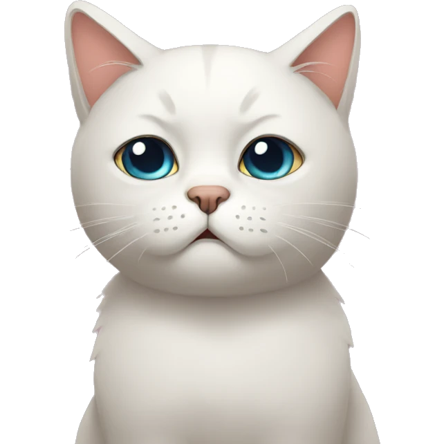 Sad cat emoji