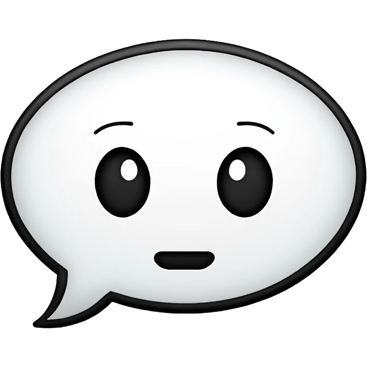 comic book speech bubble emoji