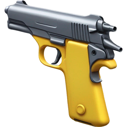 a water gun with an m1911 frame  emoji