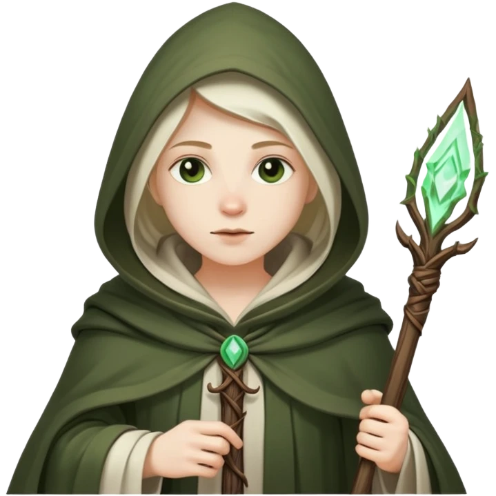 Druid, magick, power, nature emoji