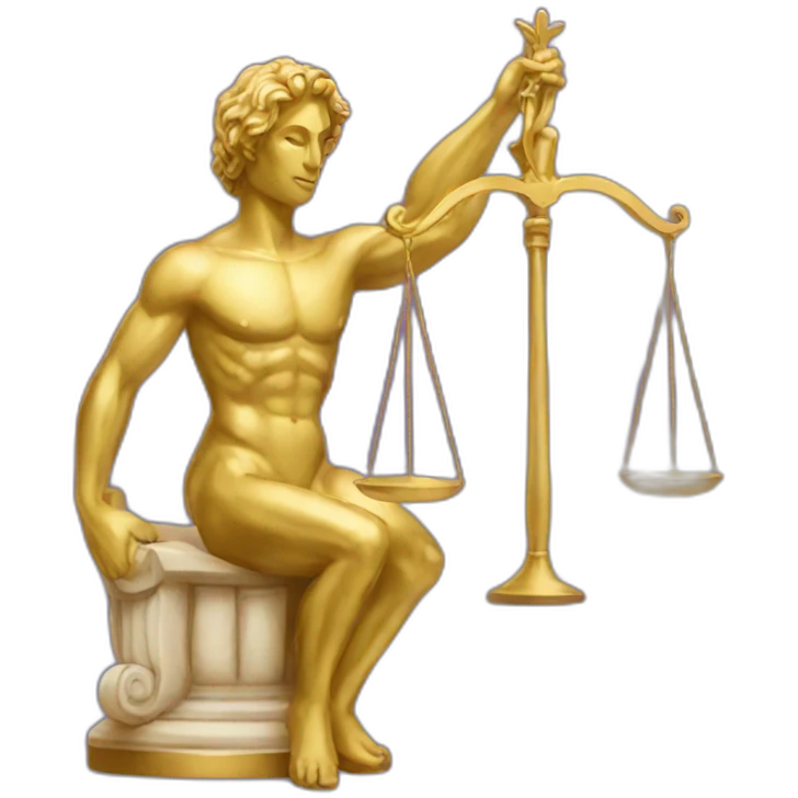 Libra statue emoji