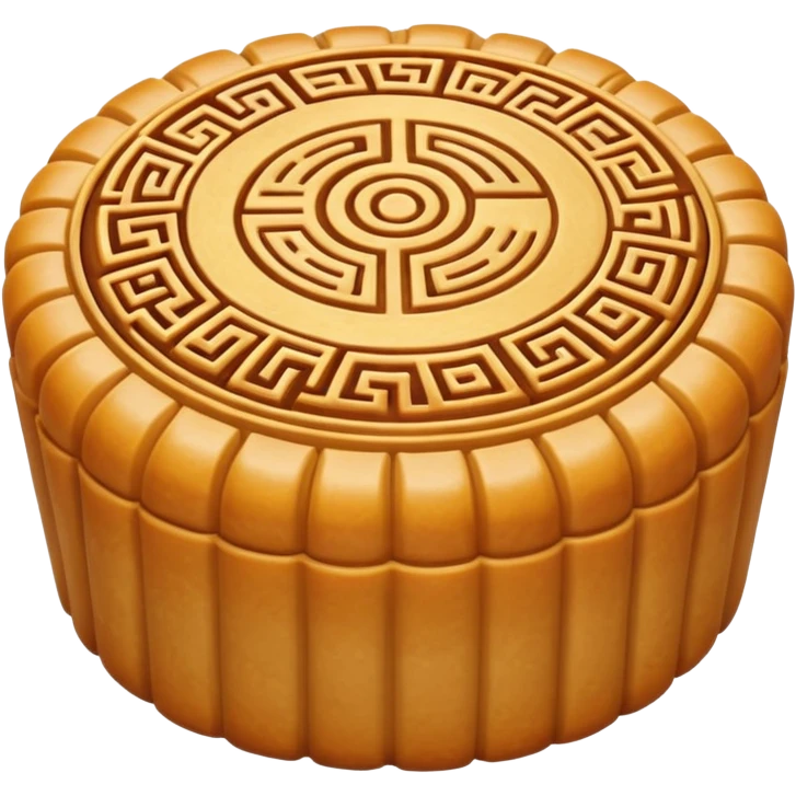 a mooncake emoji