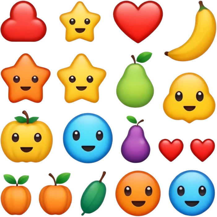 Красивые стикеры emoji