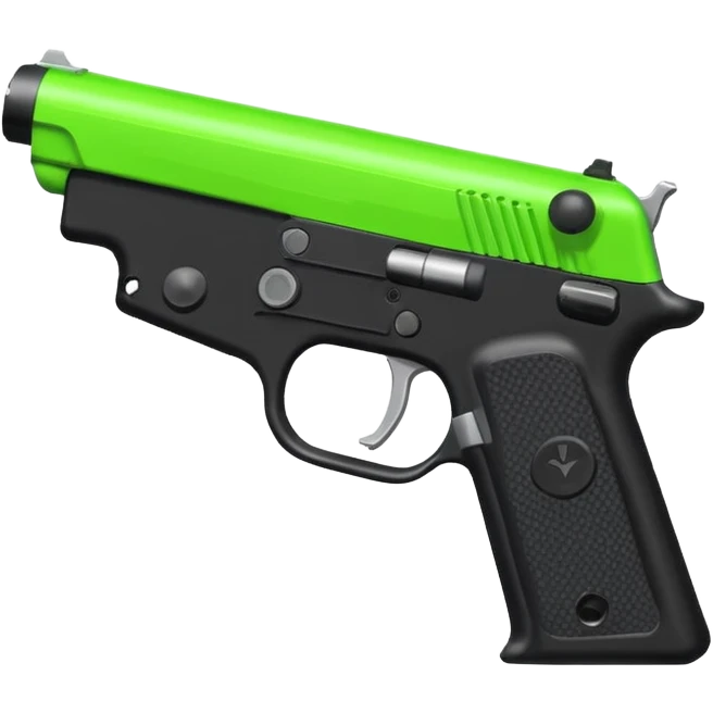  shooter game with this color 9654F4  and neon green emoji