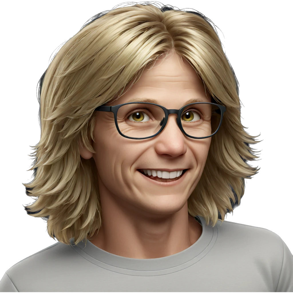 smiling blonde boy portrait emoji