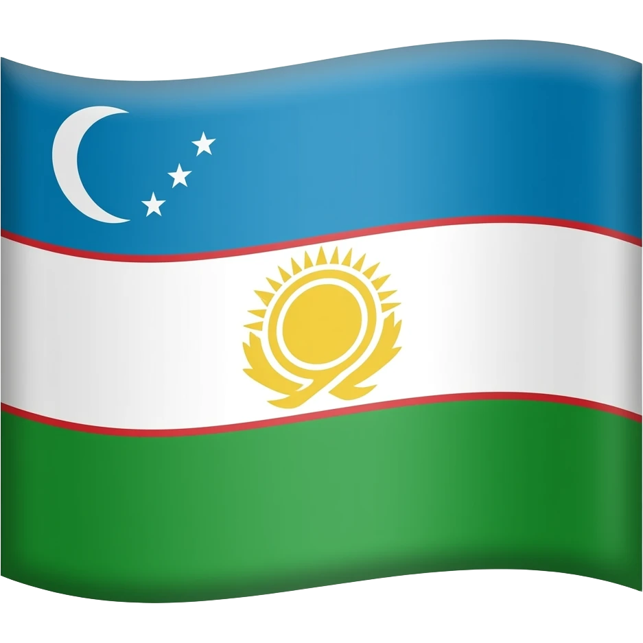 Turkestan  flag republic emoji
