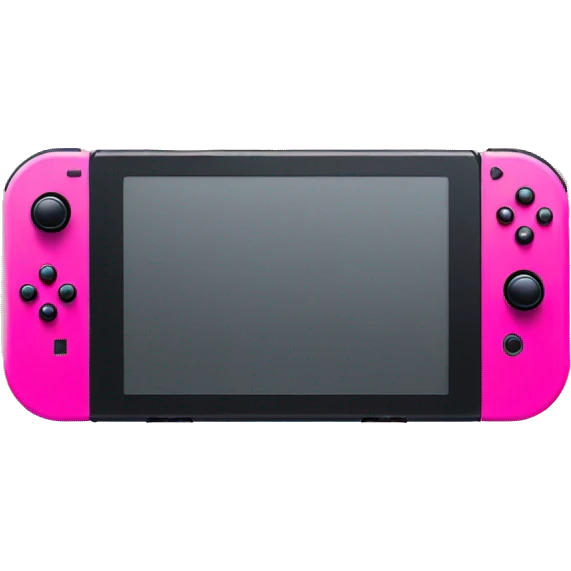 Pink nintendo switch emoji