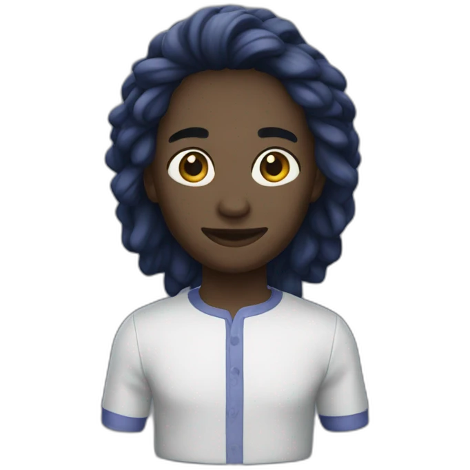 Indigo White emoji
