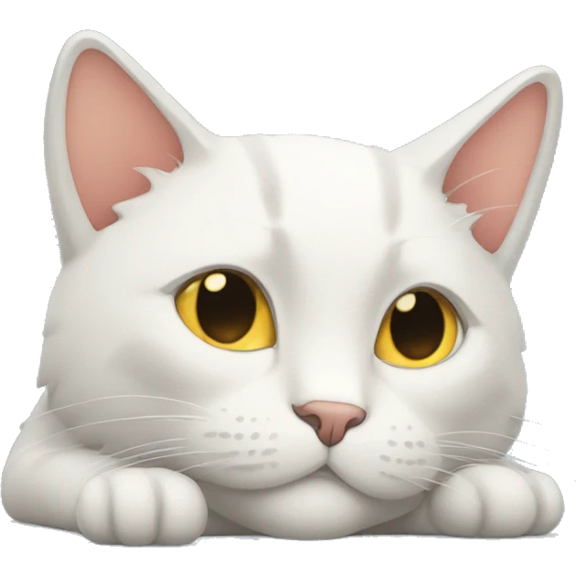 Un chat allant dormir emoji