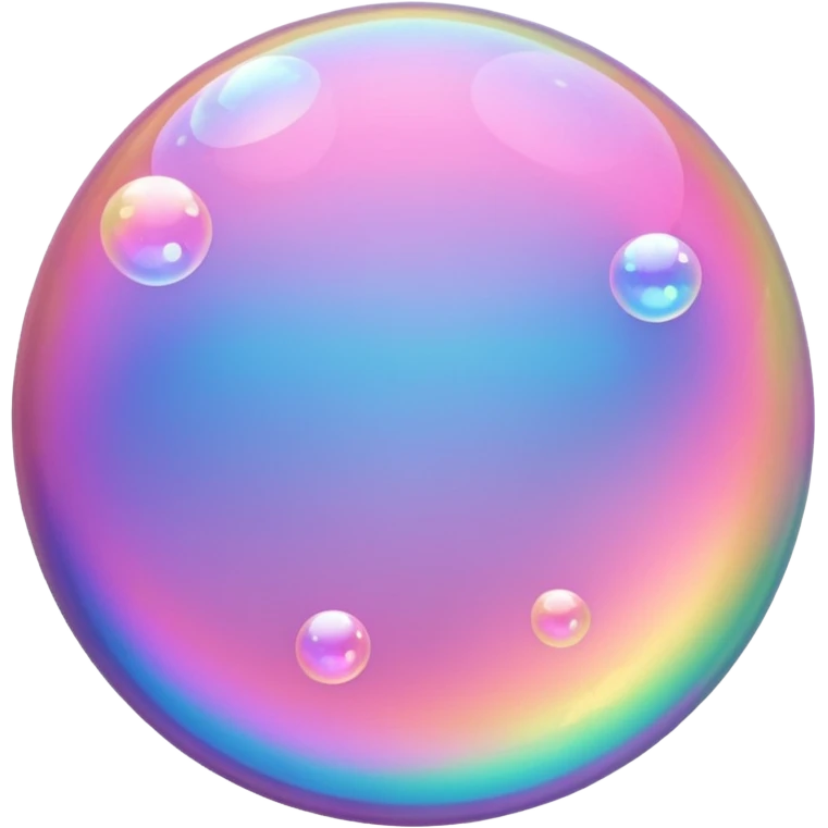 pink bubbles emoji