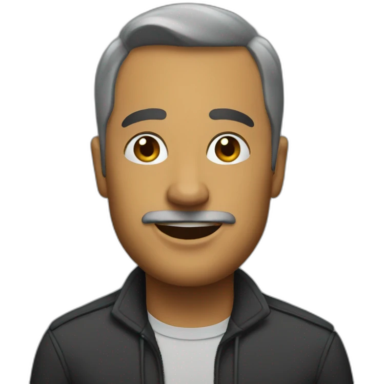 talk show man emoji