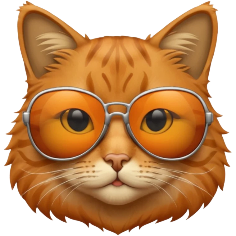 Cat wearing sunglasses emoji