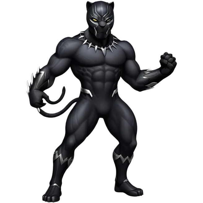 Black panthère emoji
