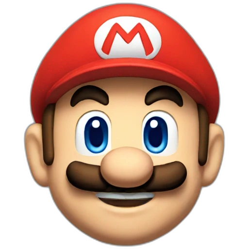 Super Mario face emoji