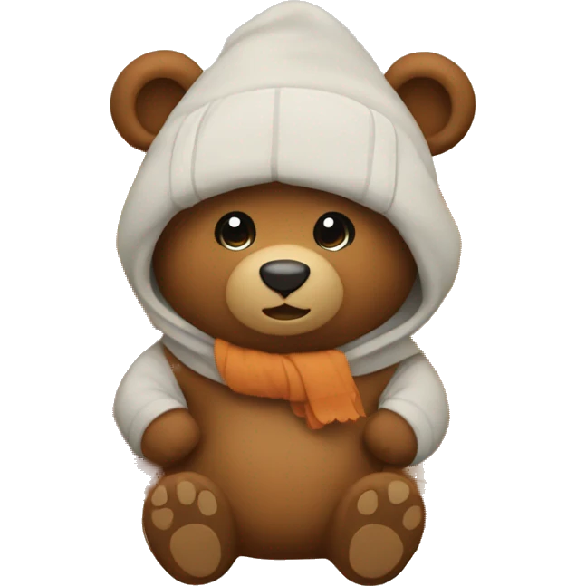 Autumn bear emoji