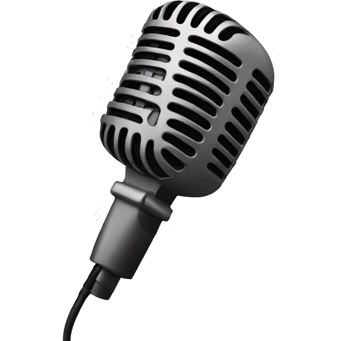 HAND MICROPHONE emoji