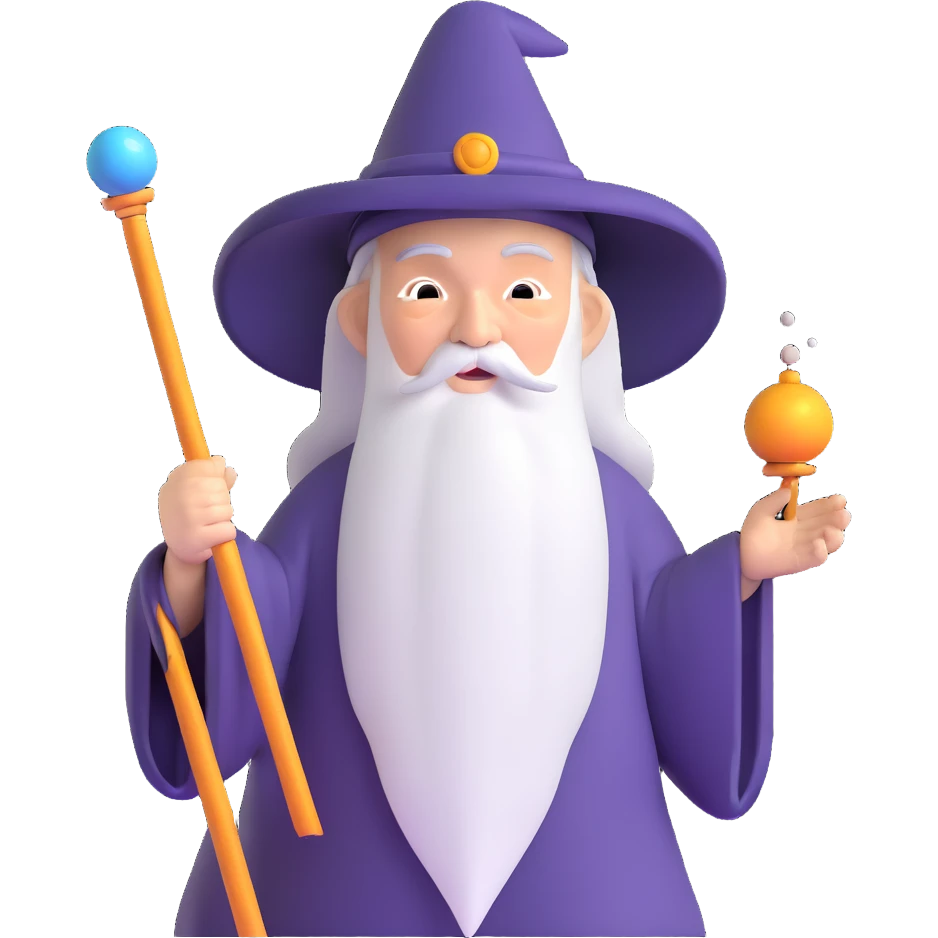 old Chinese wizard emoji