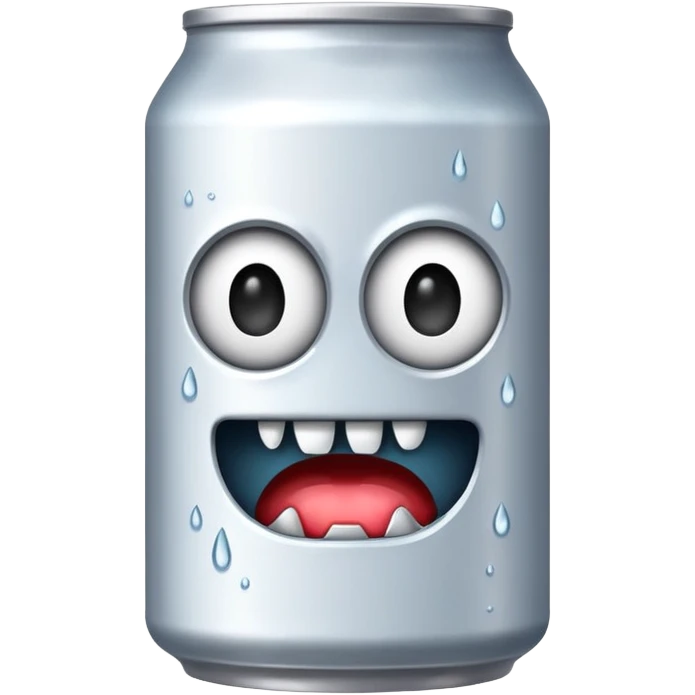 white monster can, energy drink emoji