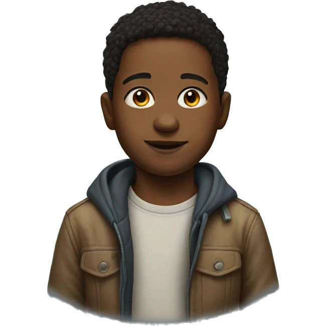 realistic portrait of boy emoji